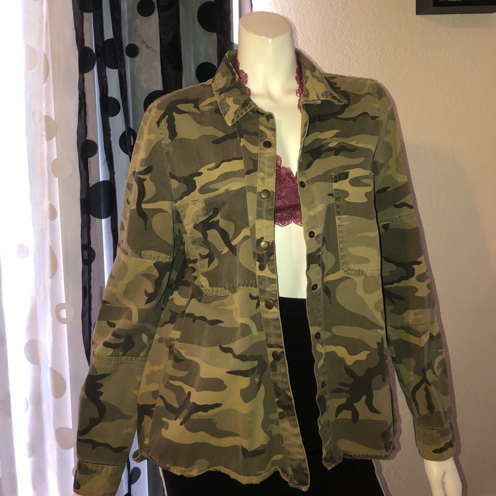Camo Print Jacket